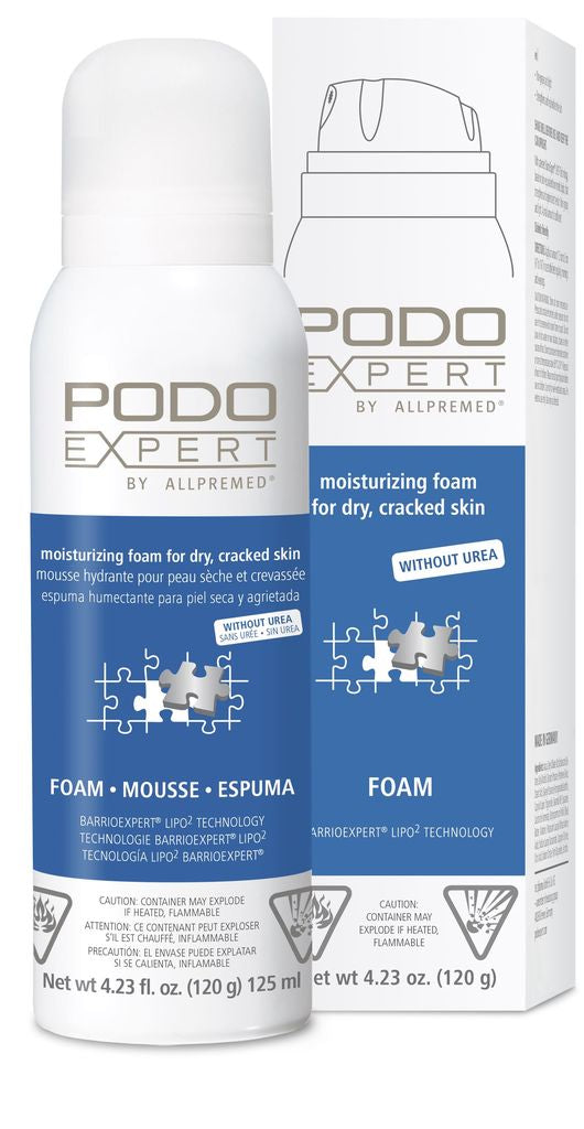 Podoexpert Foam by Allpremed® for Dry to Cracked Skin (without Urea) 125ml image 0